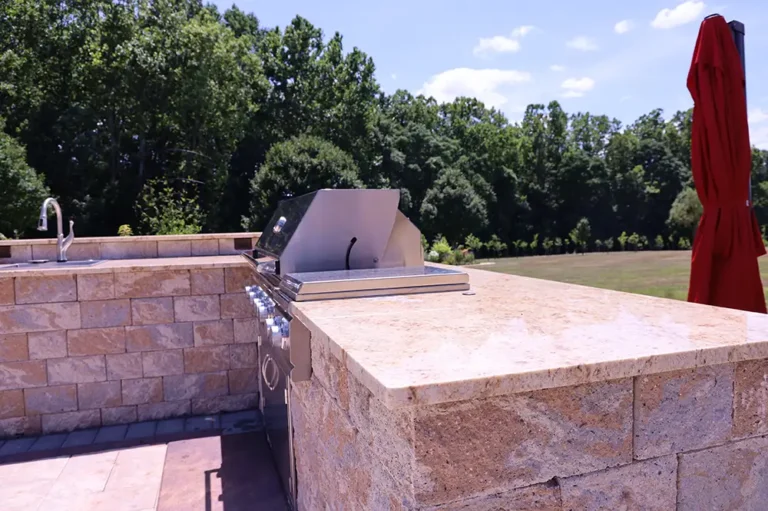 Custom outdoor kitchen installation in Silver Spring, MD